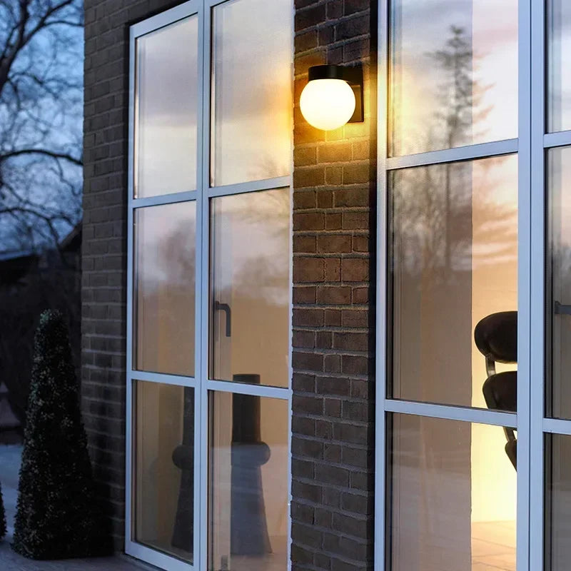 15W 20W 30W IP65 LED Outdoor Wall Lamp No Sensor Surface Mounted AC 85-265V Porch Garden