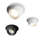 Dimmable 360-Degree Rotatable COB LED Recessed Downlight 5W 7W 10W 12W 15W OSRAM CRI 98+