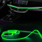 USB RGB LED Car Interior Atmosphere Light Strip 2M 3M APP and Button Control 360 Degree Flexible Neon Ambient Lamp