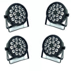 12x RGBWAUV 6-in-1 LED PAR Stage Light 18W DMX 6/10CH 45° AC 90-240V US Plug DJ Party