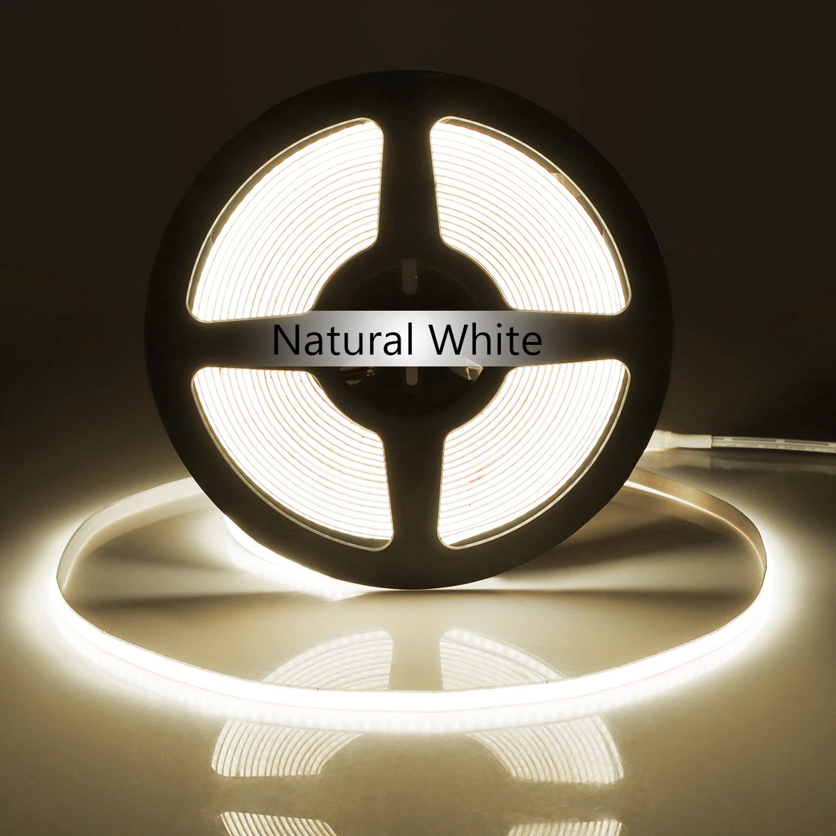 5mm COB LED Strip Light DC 12V 320 LED/m CRI 90 IP20 1m to 5m Warm White Natural White Cool White Red Yellow Pink Blue Green Flexible Tape