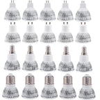 DC 12V 24V Dimmable LED Spotlight Bulb GU10 MR16 E27 6W 9W 12W Epistar 60 Degree 10 Pack