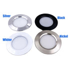 Ultra Thin IP52 LED Recessed Downlight 3W 5W DC 12V 24V 55mm Cutout 120 Degree PWM Dimmable Aluminum Kitchen Ceiling Cabinet Spotlight