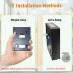 Solar Up Down Wall Washer Light IP65 Waterproof Outdoor Garden Porch Yard Lamp
