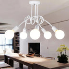 Modern Minimalist Branch Chandelier E26 E27 Iron AC 110-240V Hotel Restaurant Living Room