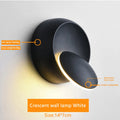 5W LED Wall Sconce 350-Degree Rotatable Up Down Light Aluminum 3000K 6500K 110-240V