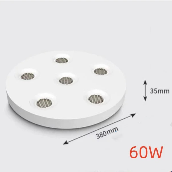 Ultra Thin COB LED Surface Mounted Ceiling Spotlight 10W 30W 50W 60W CRI 93 24 Degree Anti Glare Dimmable Knob Switch AC 85-265V Black White