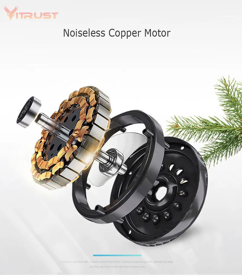 Modern Wooden Ceiling Fan Remote Control Light