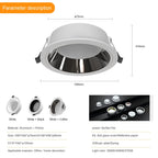 LED Recessed Ceiling Downlight 6W 9W 13W Round White 85-265V Warm Neutral Cool White