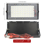 50W DC 12-85V IP65 LED Portable Flood Light 5000lm CRI 85+ 180° SMD2835 Battery Connect
