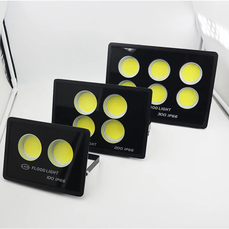 IP66 LED Flood Light 100W 200W 300W 400W 500W AC 110-240V Outdoor Wall Street Spotlight