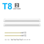 T5 T8 LED Tube 50cm 15W 25W SMD2835 170° CRI 80+ AC 85-265V Warm Neutral Cool White
