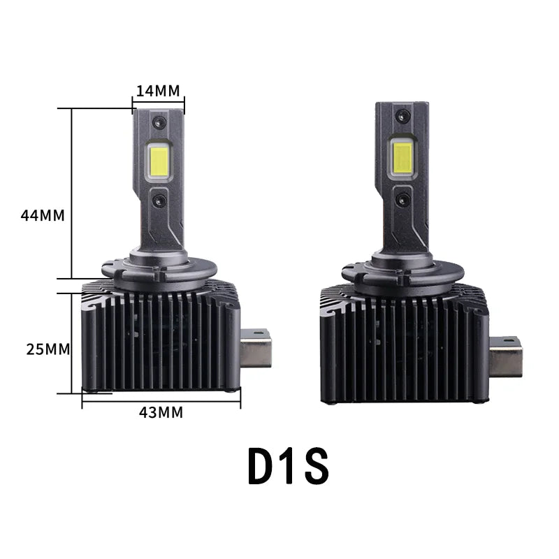 D1S D2S D3S D4S D5S D8S LED Headlight 30000lm 70W 30-CSP IP68 Canbus DC 12-24V 2-Pack