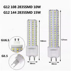 G12 G8.5 GU6.5 LED Corn Bulb 10W 15W SMD 2835 360 Degree 1500lm AC 100-240V Warm White Neutral White Cool White 5 Pack