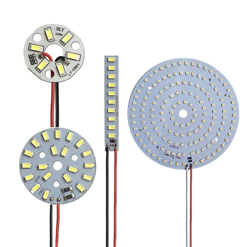 SMD5730 LED Chip Board 3W 5W 10W 30W DC 5V 20cm Wire DIY Bulb Replacement Board