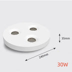 Ultra Thin COB LED Surface Mounted Ceiling Spotlight 10W 30W 50W 60W CRI 93 24 Degree Anti Glare Dimmable Knob Switch AC 85-265V Black White