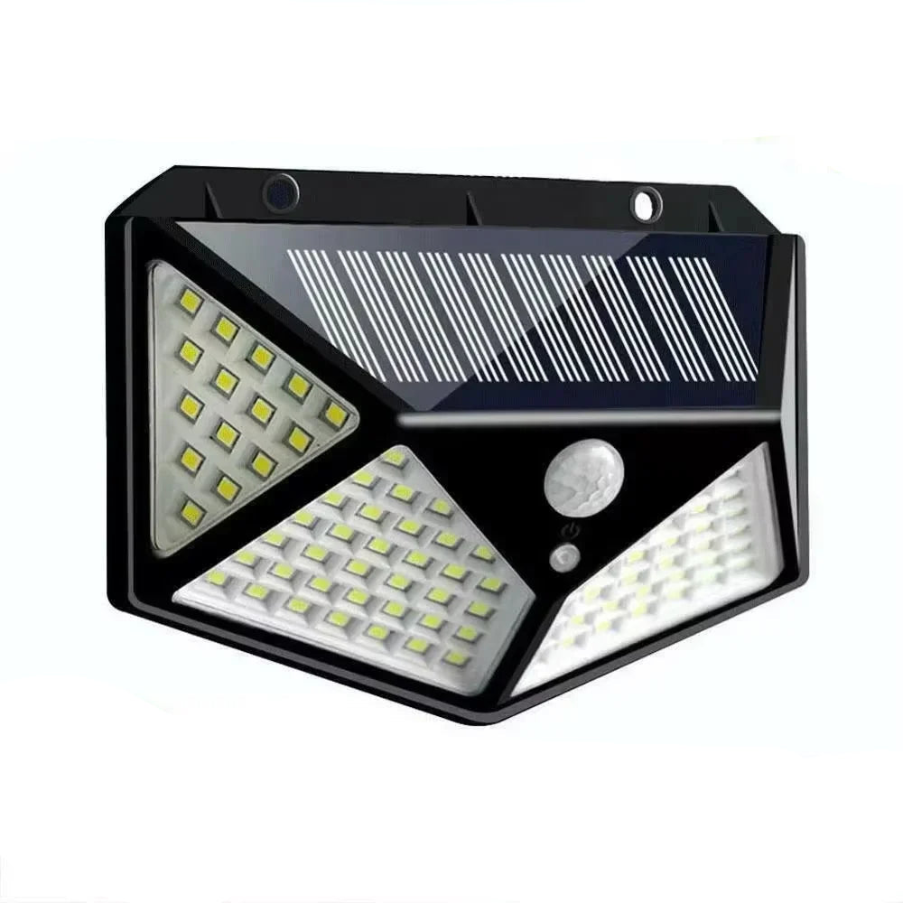 ESMARTER 100 LED Solar Motion Sensor Light 270° 6-8m PIR 3-Mode IP65 13.5x9.7x5cm