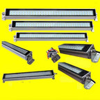 LED Flood Light IP67 Black Shell AC 110-220V DC 24-36V Outdoor Wall Garden Spotlight
