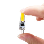 G4 LED COB Bulb 6W 250lm 360° CRI 80+ DC 12V Warm Cool White 10-Pack Chandelier Spotlight