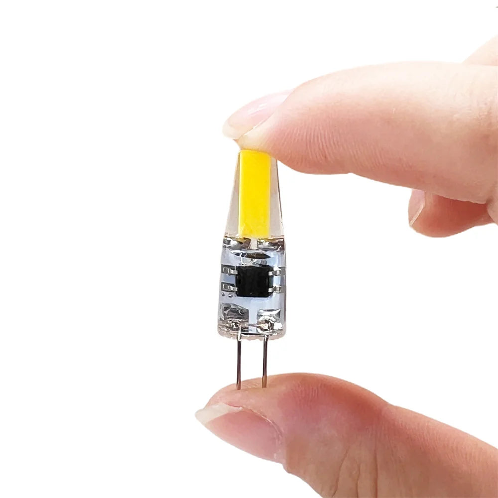 G4 LED COB Bulb 6W 250lm 360° CRI 80+ DC 12V Warm Cool White 10-Pack Chandelier Spotlight