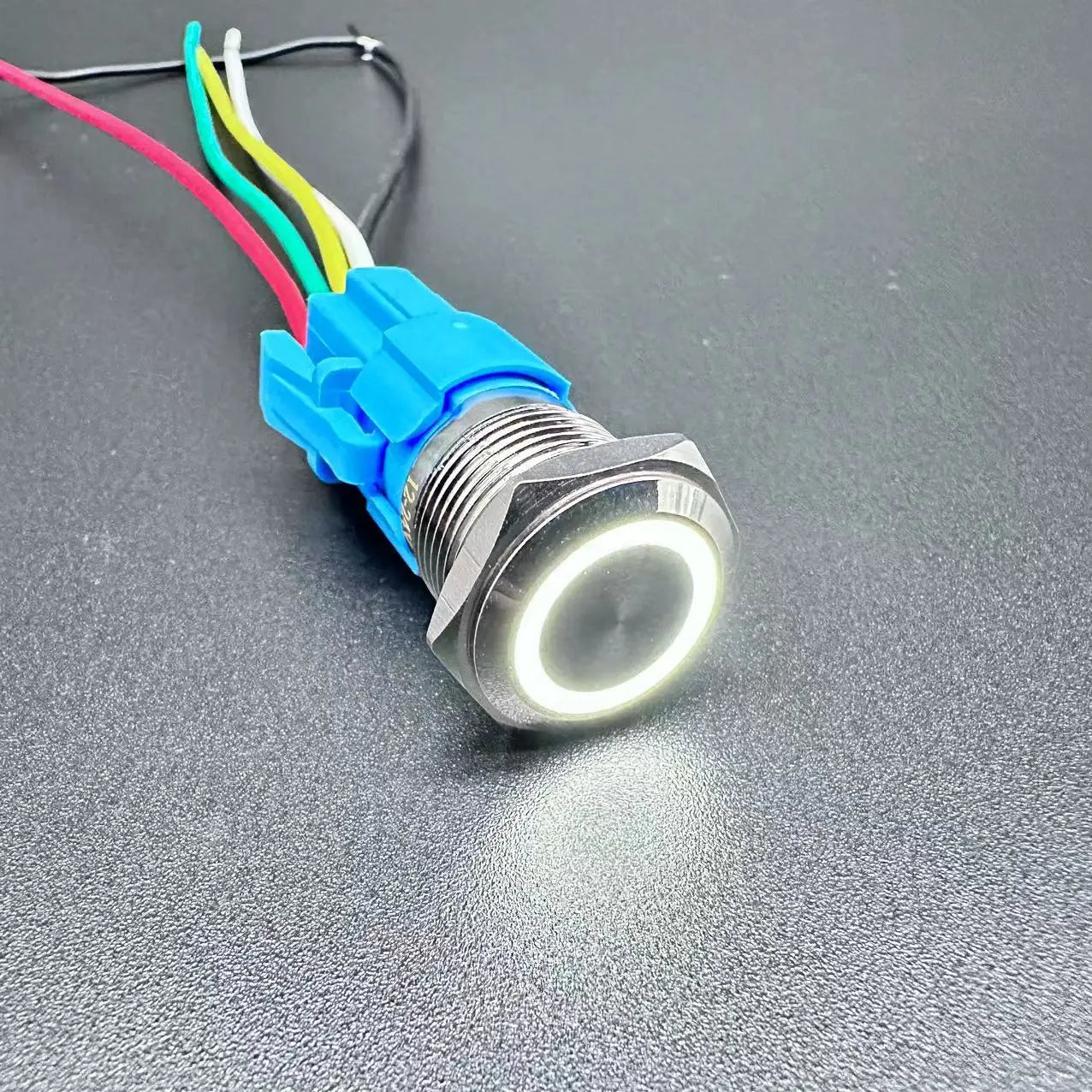Waterproof LED Metal Push Button Switch 12mm 16mm 19mm 22mm 5A Momentary Latching 5-220V