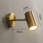 Modern Iron Acrylic LED Wall Lamp E26 Single Head Plated Up and Down AC 90-260V Bedroom Living Room Foyer