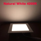 Ultra-Thin Dimmable Round LED Recessed Downlight 3W 6W 9W 12W 18W AC 85-265V External Driver