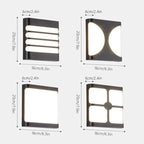 IP65 LED Outdoor Wall Sconce 15W Plastic Warm White Cool White AC 85-265V Garden Balcony Courtyard Hallway Horizontal or Vertical Mount