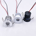 2W 3W DC 12V 24V Mini LED Recessed Spotlight IP65 PWM Dimmable 27mm Cutout 30° 60° 3-Color