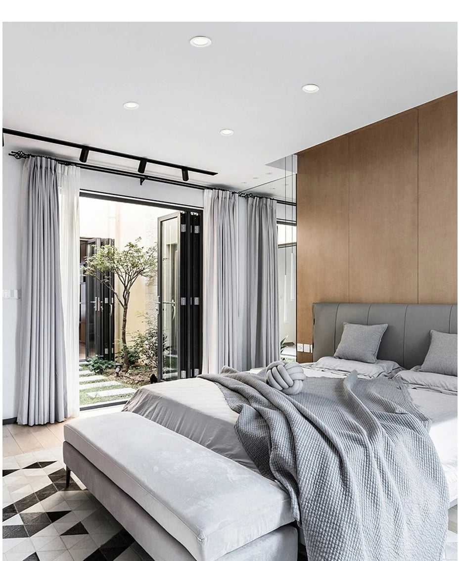 Modern IP65 Waterproof LED Ceiling Spotlight Fixture