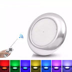 IP68 LED Swimming Pool Light 18W 25W 35W Stainless Steel Resin Filled AC DC 12V RGB Remote Control D260mm Underwater Pond Spa