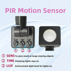 PIR Motion Sensor LED Flood Light 10W 20W 30W 50W 100W IP66 6000K AC 110-240V Outdoor