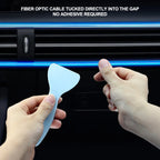 USB RGB LED Car Interior Atmosphere Light Strip 2M 3M APP and Button Control 360 Degree Flexible Neon Ambient Lamp