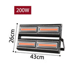 IP65 COB LED Flood Light 30W 50W 100W 150W 200W 300W 400W 1000W AC 85-265V Outdoor Landscape Spotlight RGB White Warm White Colorful