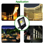 LED Flood Light 10W 20W 30W 50W 70W 100W 200W IP66 180° Cool White AC 110-240V Aluminum