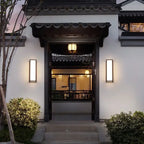 IP65 LED Outdoor Wall Lamp 18W 30W 50W Warm White Iron Motion Sensor AC 110-240V Porch Balcony Garden Security Wall Light