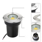 IP68 COB LED Underground Light 3W 5W 10W 15W 120° 100lm/W AC 85-265V DC 12V Garden Path