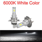 H4 H7 H8 H9 H11 9005 9006 LED Headlight Bulb 3570 CSP 20000lm 80W IP68 DC 12-24V 2-Pack