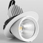 360-Degree Adjustable COB LED Recessed Downlight 10W 20W 30W 40W AC 85-265V Gimbal