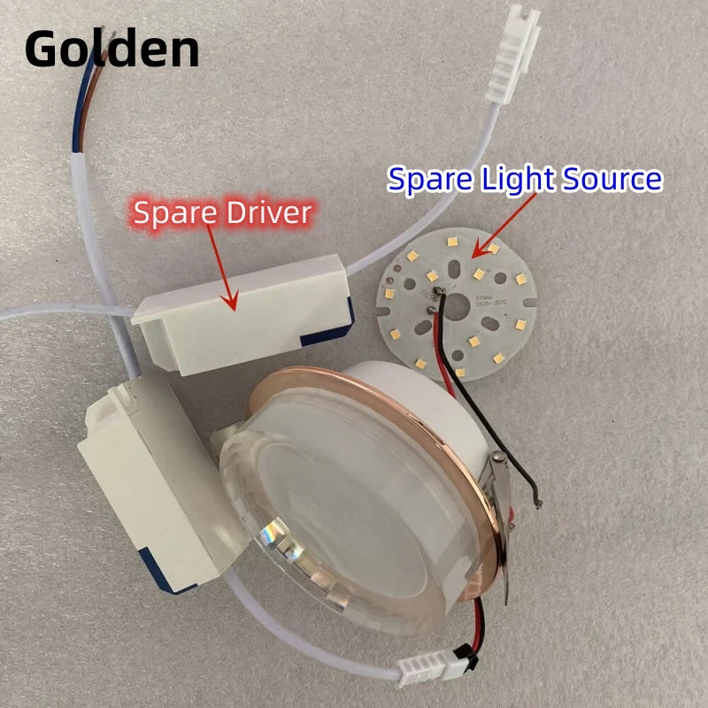Led Downlight Ceiling Spot Lamp 5W 7W 9W 12W Dimmable AC110V 220V Recessed Indoor Lighting Living Room Bedroom
