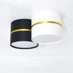 Dimmable Surface-Mounted LED Downlight 5W-15W CRI 85+ 90-110lm/W 120° AC 90-260V Black White