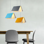 Modern Book Style LED Pendant Light E26 Single Head Iron PC Cord Pendant AC 110-240V Dining Room Kitchen Island Bedroom 5 Colors