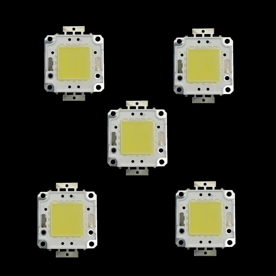 High-Power Integrated LED Chip 10W 20W 30W 50W 100W COB 90-110lm/W Warm Cool White