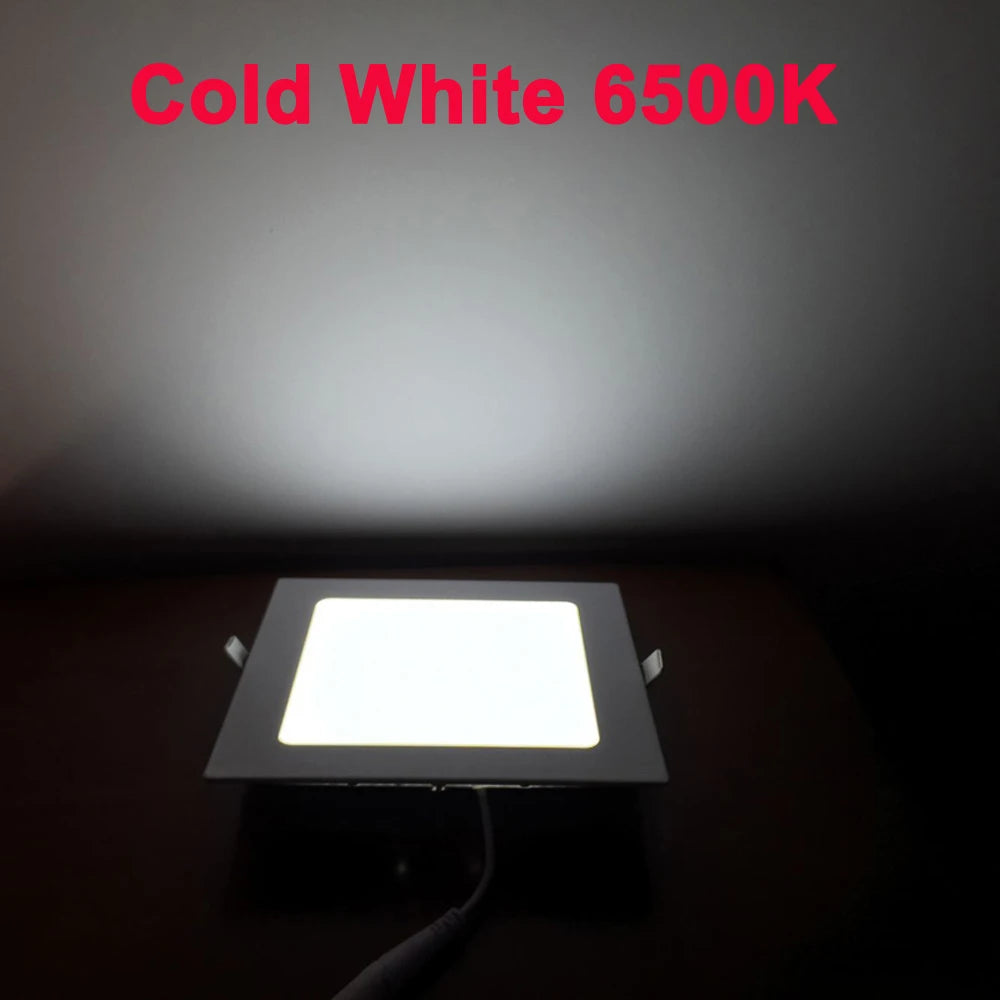 Ultra-Thin Dimmable Round LED Recessed Downlight 3W 6W 9W 12W 18W AC 85-265V External Driver