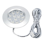 DC 12V LED Interior Dome Ceiling Spot Light 3W 300lm Warm White 3000K Aircraft 6063 Aluminum 70x55mm RV Caravan Boat 8 Pack