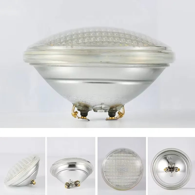 PAR56 LED Pool Light 18W 35W 54W IP68 AC/DC 12V RGB Remote Warm White Cool White D178mm