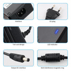 AC 100-240V to DC 5V 12V 24V Switching Power Supply 1A-10A Max 120W LED Strip Adapter CE