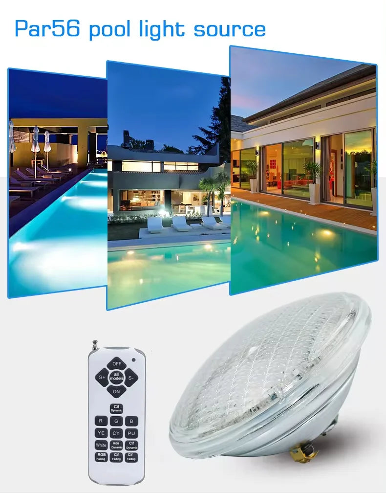 PAR56 LED Pool Light 12V Waterproof IP68