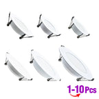 Epistar LED Recessed Downlight 5W 9W 12W 15W 18W 120° CRI 85+ DC 12-24V AC 110-220V