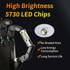 BA15S BA15D BAY15D BAU15S LED Bulb 5W 1200lm 5730 33SMD 12V Brake Signal 2 Pack
